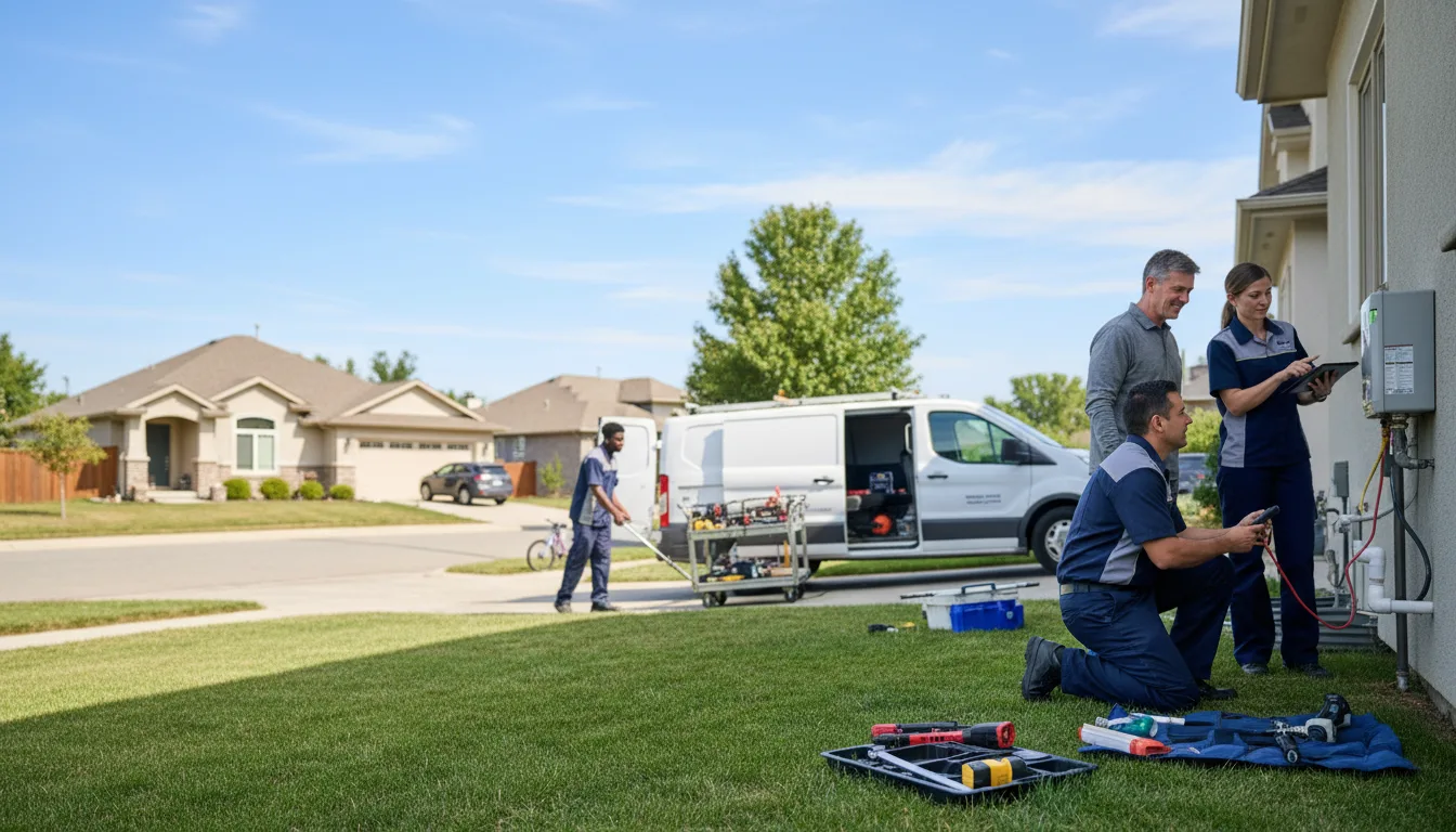 Tankless water heater service in Plantersville, TX